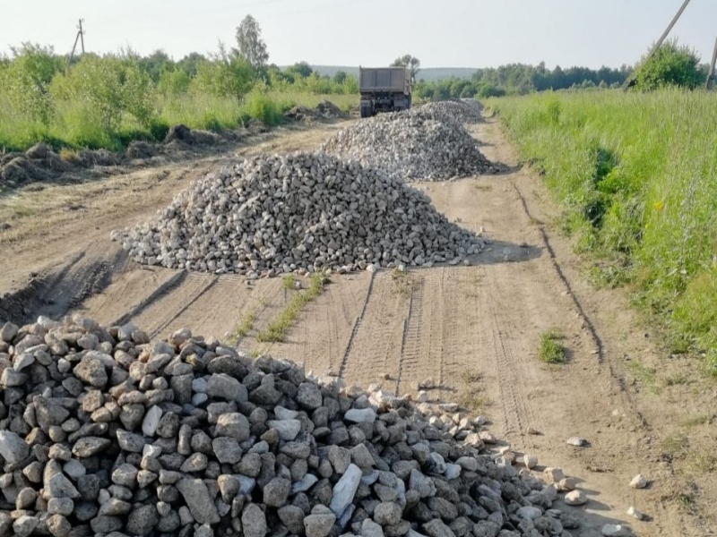 Ремонт дороги в  с. Литвиново.