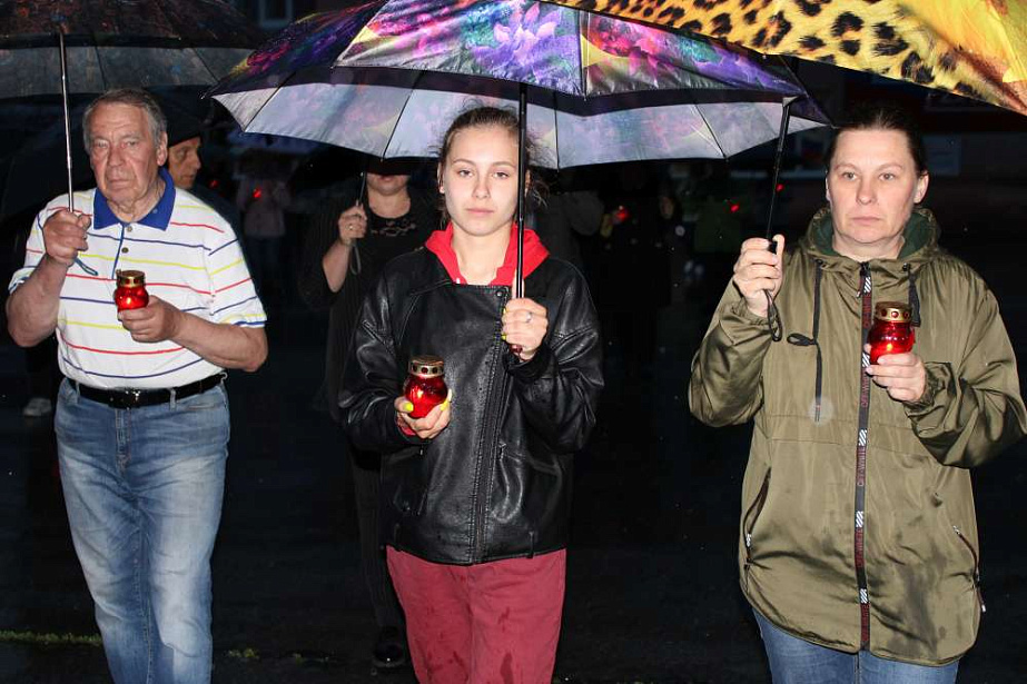 В Арсеньево прошла акция «Свеча памяти».